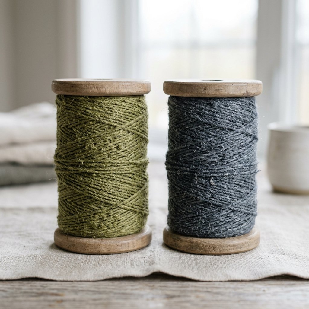 Recycled and bio-based yarn