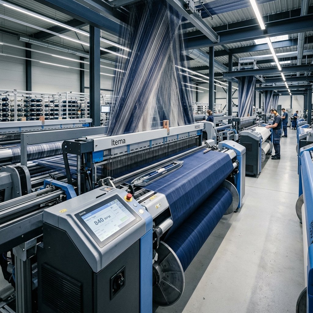 High-speed weaving loom machinery